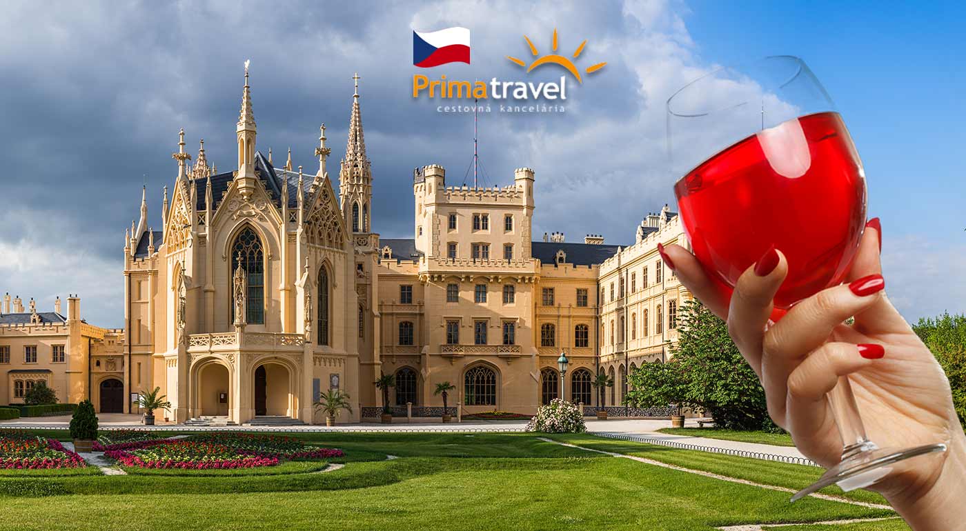 Zámok v Lednici s možnosťou degustácie vína