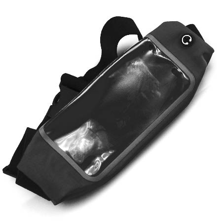 Športové puzdro na mobil a drobnosti - farba čierna