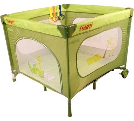 Detská ohrádka Arti BasicGo Green Giraffe zelená