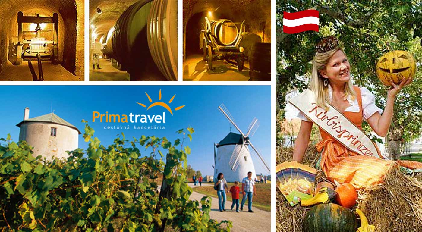 Tekvicové slávnosti a vínny labyrint v Rakúsku