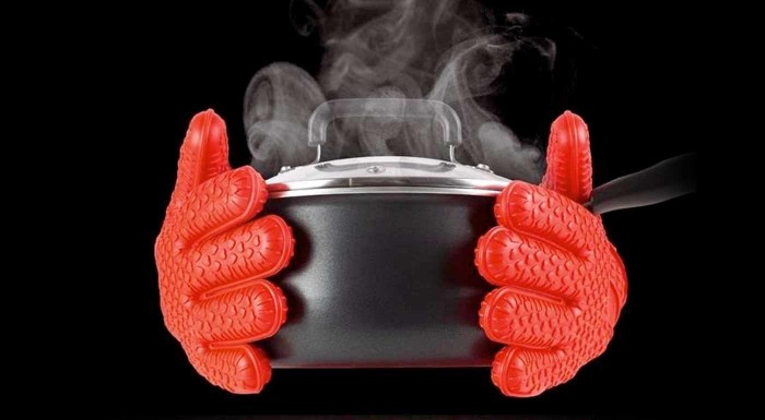 Silikónové rukavice proti popáleninám