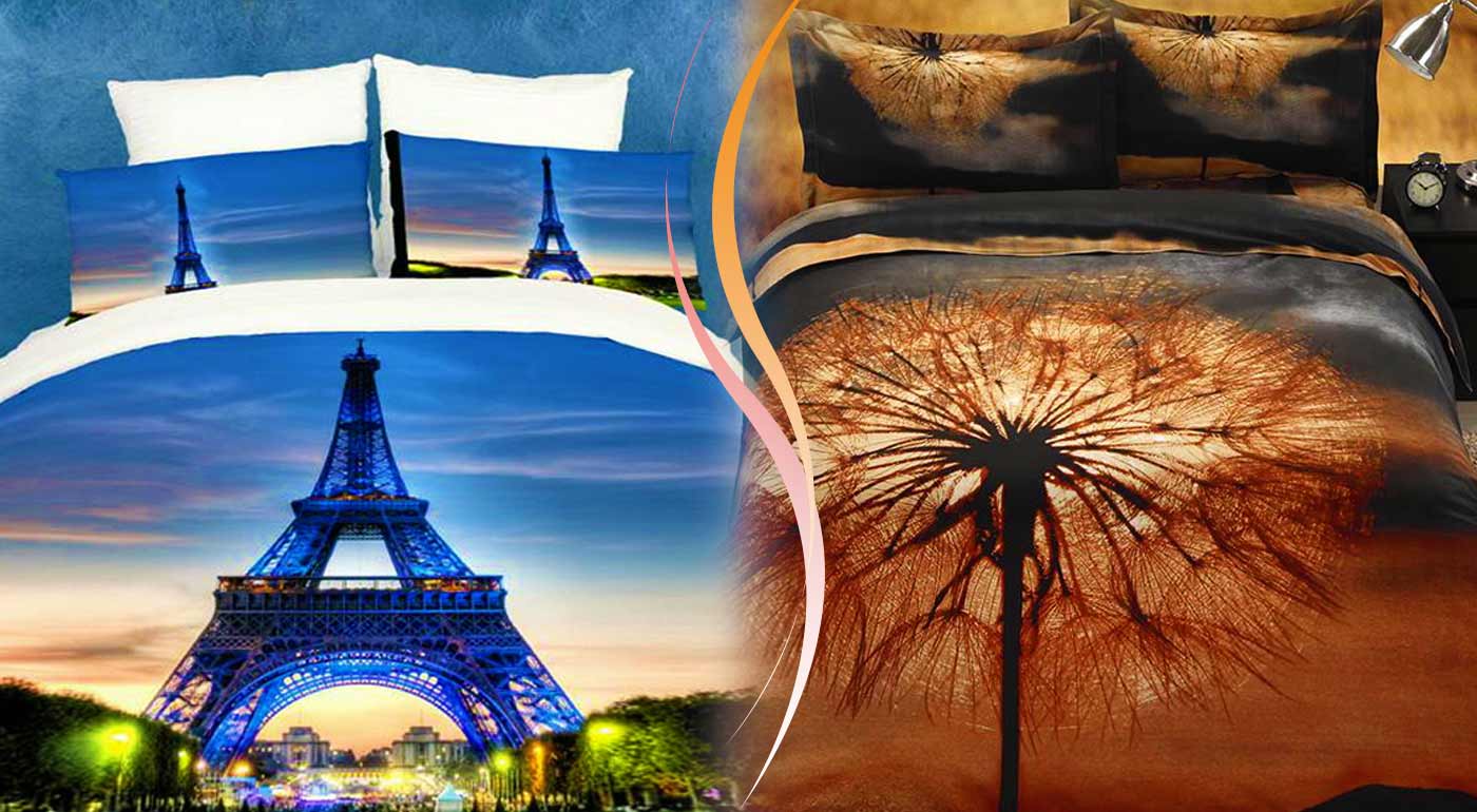 Obliečky s prekrásnymi 3D vzormi