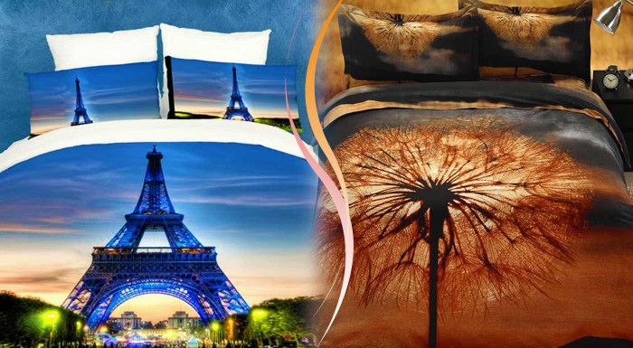 Obliečky s prekrásnymi 3D vzormi