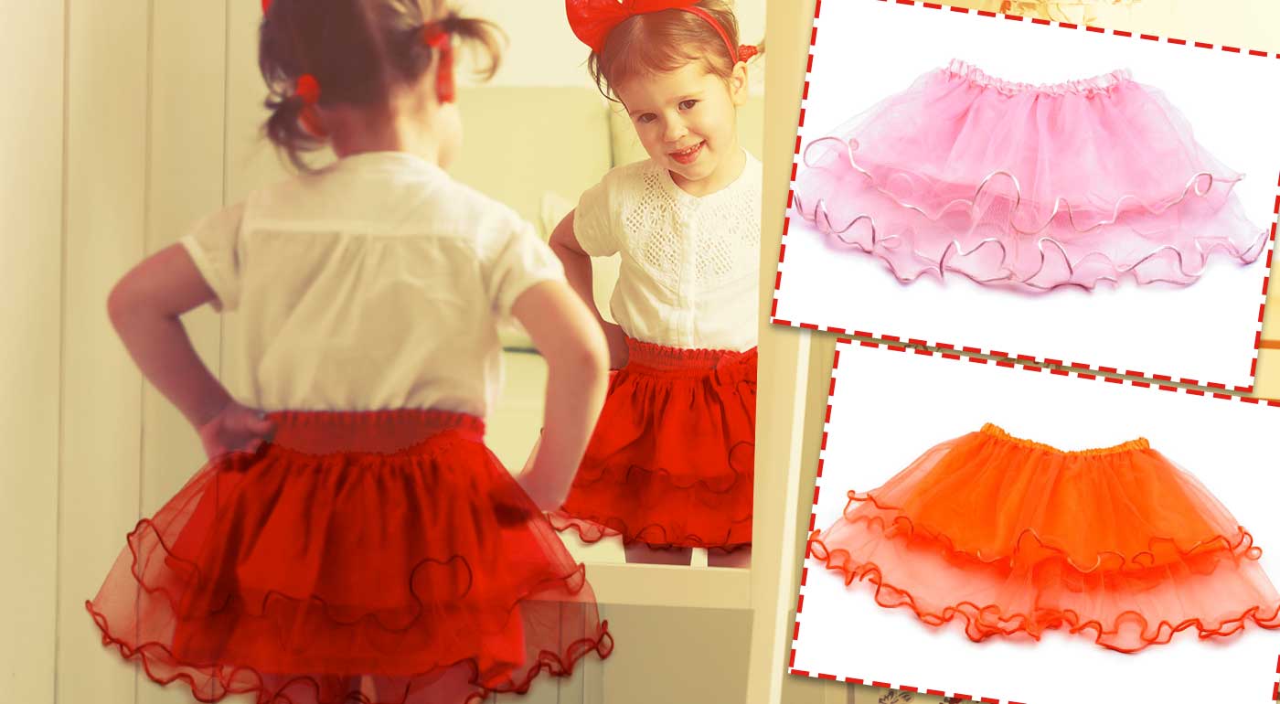 Krásna dievčenská suknička