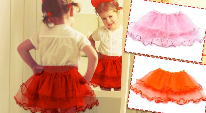 Krásna dievčenská suknička