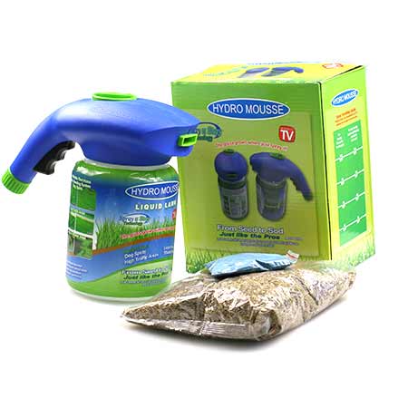 Aplikátor Hydro Mousse + živný roztok + trávne osivo na 20 m²