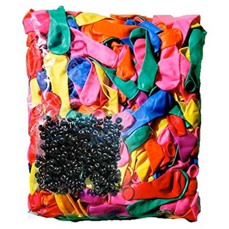 Sada náhradných 111 ks balónov a gumičiek