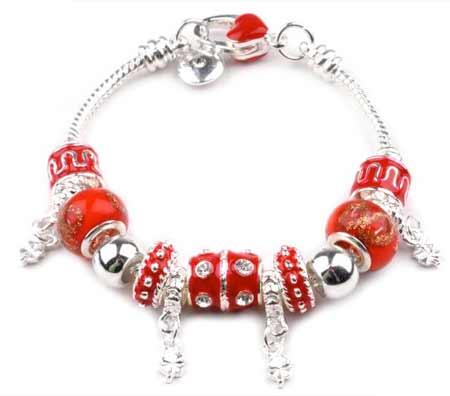 Náramok LOOP - farba červená