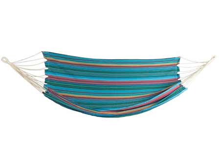 Hojdacia sieť Double pre 2 osoby - fara modro-oranžová