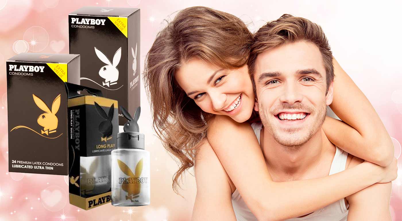 Kvalitné lubrikačné gély a kondómy Playboy