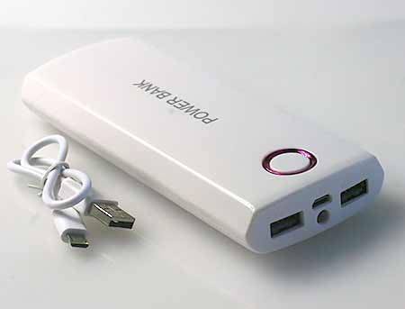Power banka B-20000P bielo-ružová