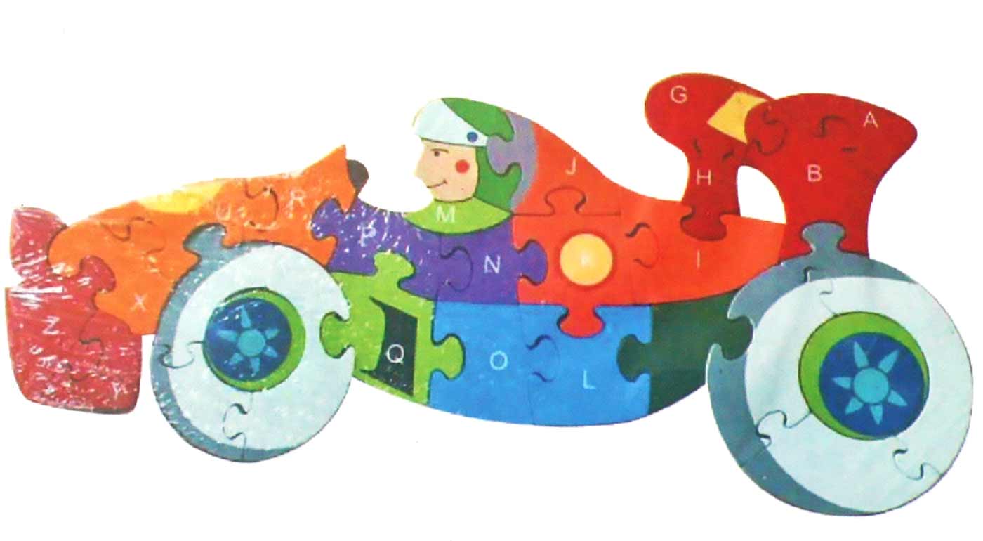 Drevené puzzle - formula