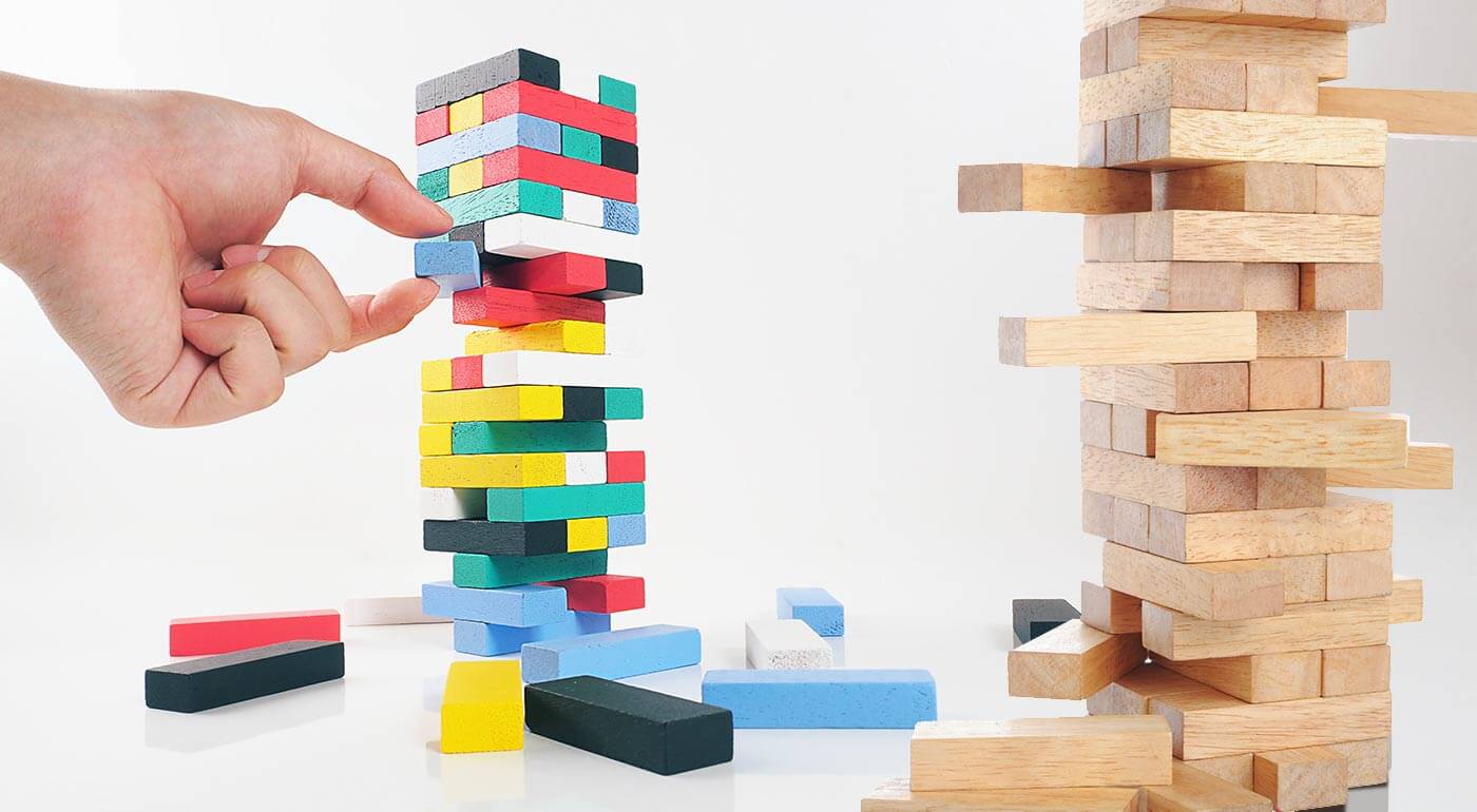 Zábavná spoločenská hra Jenga