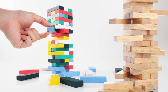 Zábavná spoločenská hra Jenga