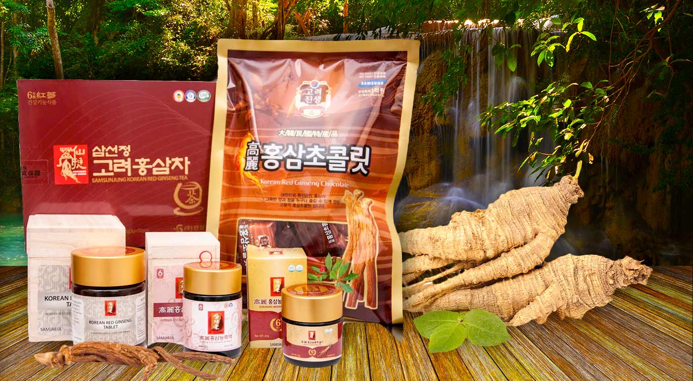 Doplnky výživy z pravého červeného ženšenu