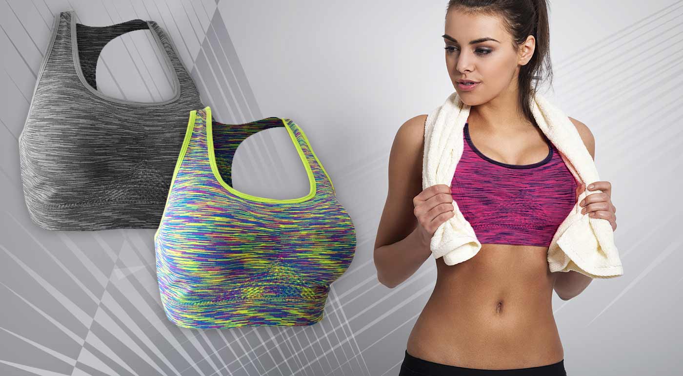 Elastické športové podprsenky