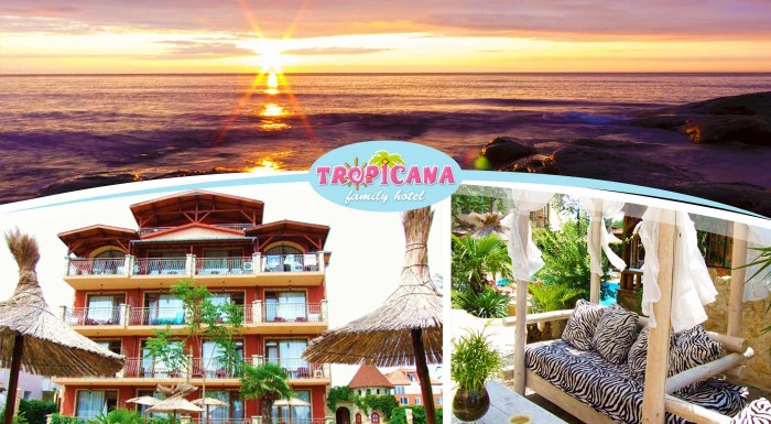 Tropická dovolenka v Hoteli Tropicana v Bulharsku