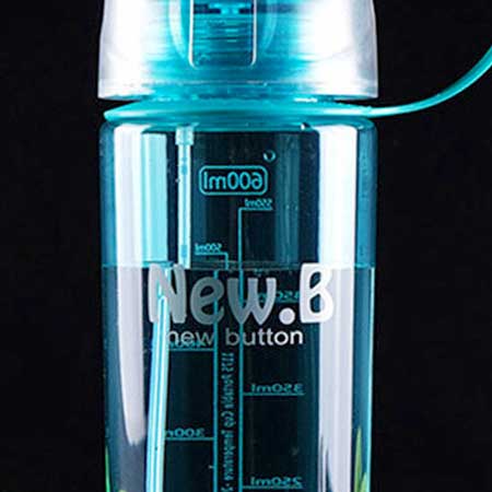 Ekofľaša so sprejom (600 ml) - farba modrá