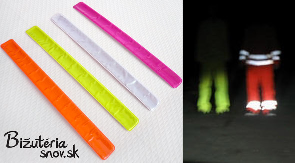 Sada 4 farebných reflexných pások vrátane poštovného. 