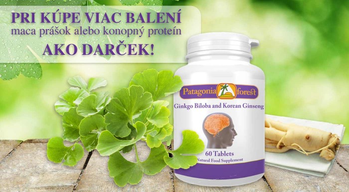 Upevnite si zdravie s ginkgo biloba a ženšenom