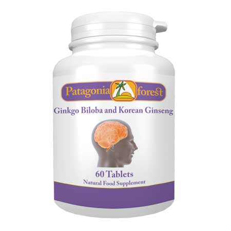 Ginkgo biloba a kórejský ženšen (balenie 60 tabliet)