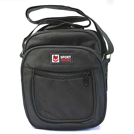 Stredne veľká pánska taška - farba čierna