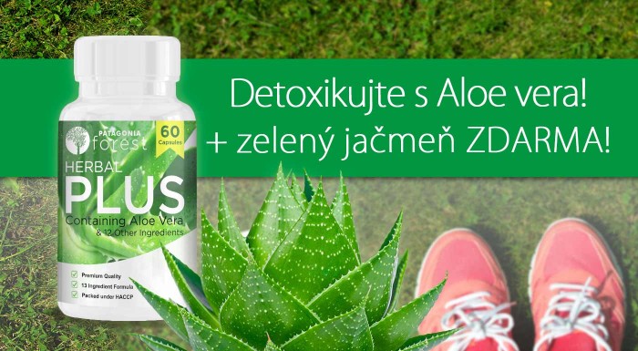 Herbal Plus komplex s aloe vera pre detox a očistu