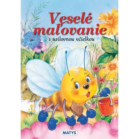 Veselé maľovanie s usilovnou včielkou
