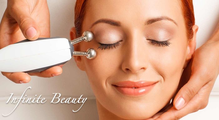 Rádiofrekvencia a masáž tváre pre omladenie pleti
