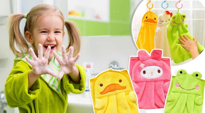 Detské uteráčiky s motívmi zvieratiek