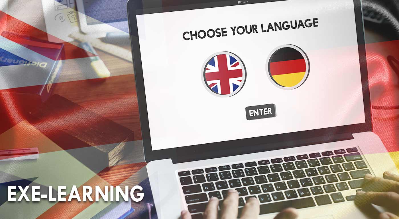 Angličtina a nemčina cez exe-learning
