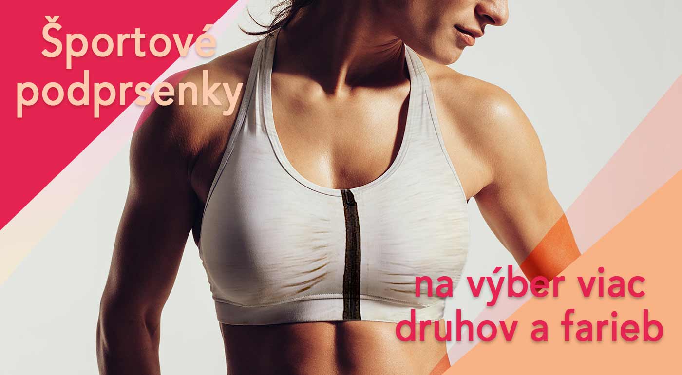 Elastické športové podprsenky