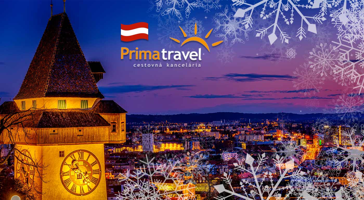 Vianočné trhy a ľadový betlehem v Grazi