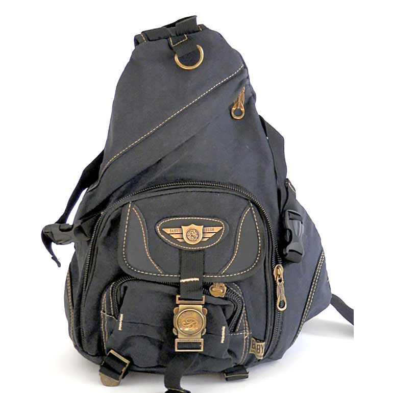 Batoh na jedno plece - čierny