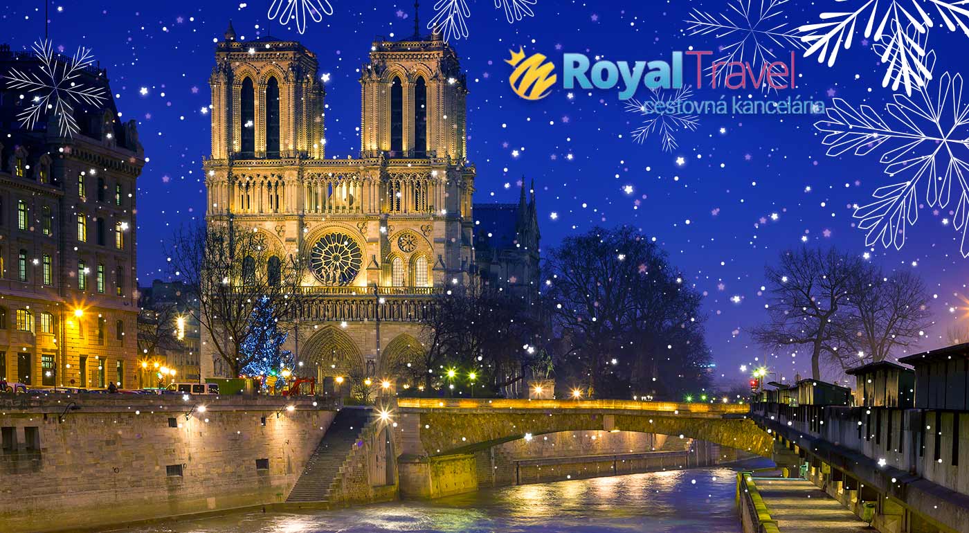 Letecký zájazd do adventného Paríža