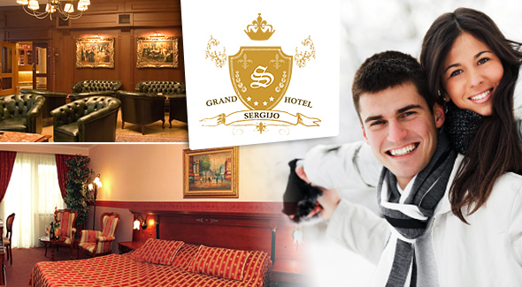 3 dňový pobyt - GRAND HOTEL SERGIJO****. Relax a oddych s polpenziou - Piešťany.