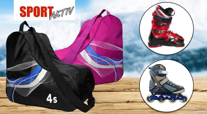 Univerzálne vaky na lyžiarky či kolieskové korčule