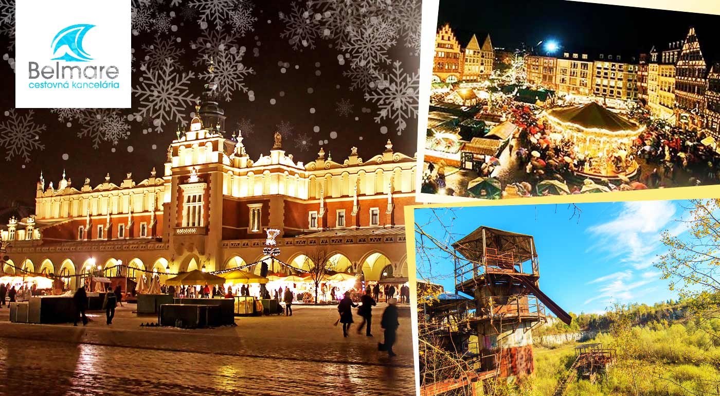 Advent v Krakowe s návštevou Schindlerovej továrne