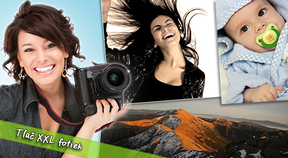 Tlač veľkoformátových fotiek za akciovú cenu. 