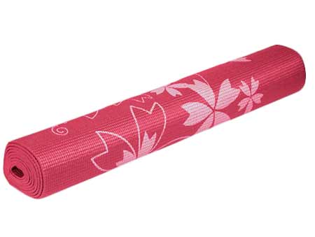 Karimatka na cvičenie - ružová s potlačou