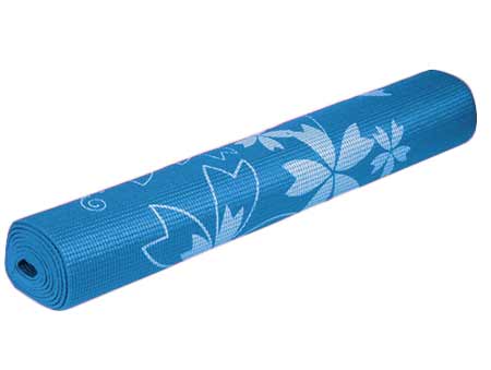 Karimatka na cvičenie - modrá s potlačou