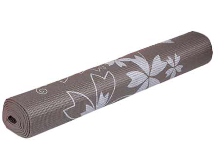 Karimatka na cvičenie - šedá s potlačou