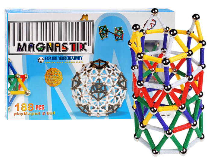 Detská stavebnica Magnastix 188 dielov