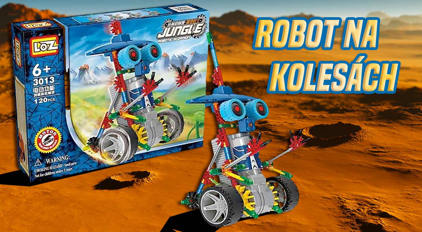 Detská stavebnica s motorčekom