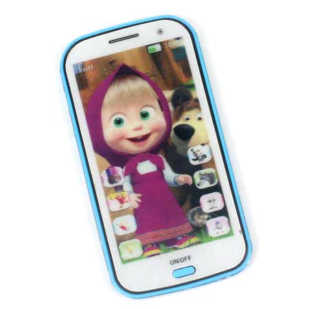 Detský mobilný telefón na výučbu angličtiny Máša a medveď