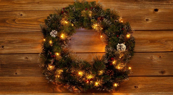 Vianočné LED osvetlenie na baterky