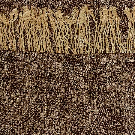 Pašmína (kašmírový šál) - farba tmavohnedá