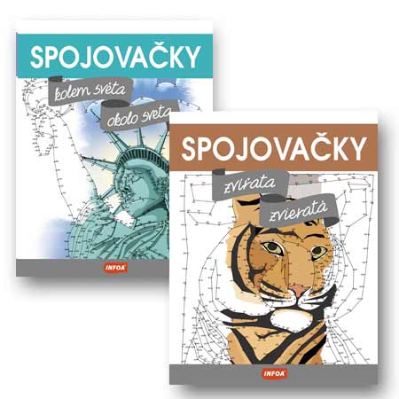 Dvojbalenie spojovačiek Okolo sveta a Zvieratá