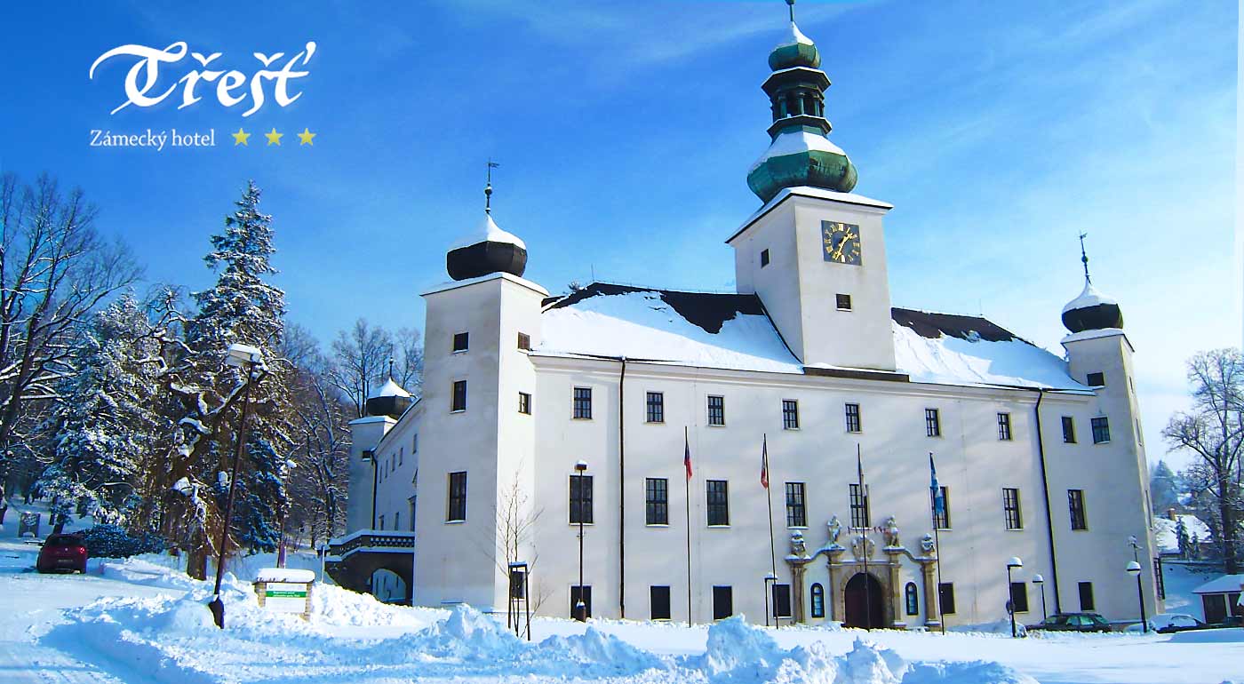 Zámocký Hotel Třešť so vstupom do Vodného Raja