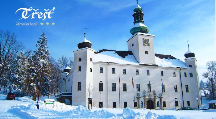 Zámocký Hotel Třešť so vstupom do Vodného Raja